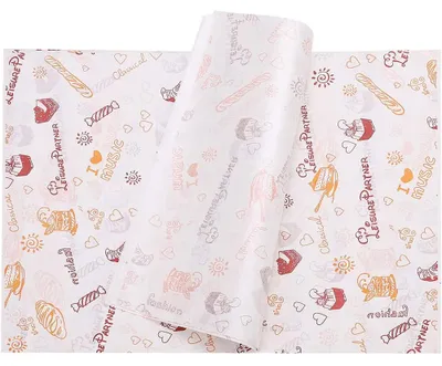 100 Blatt fettfreies Backpapier 26 x 36 cm für Lebensmittel