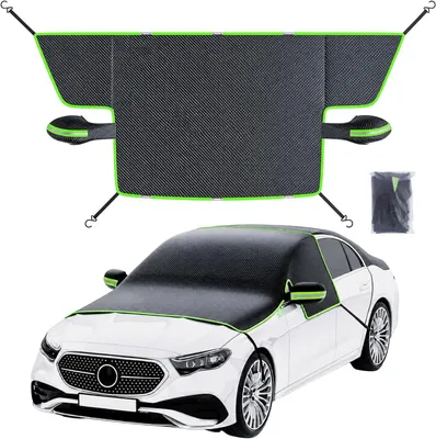 Produktbild von Auto-Scheibenabdeckung Winter, 600D Oxford-Gewebe, wasserfest, für Frontscheibe, 1 Stück