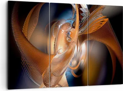 Produktbild von Bild auf Leinwand - Leinwandbild - Grafik konzept abstraktion - 105x70cm - Wand Bild - Wanddeko - Leinwanddruck - Bilder - Kunstdruck - Wanddekoration - Leinwand bilder - Wandkunst - CE105x70-2332