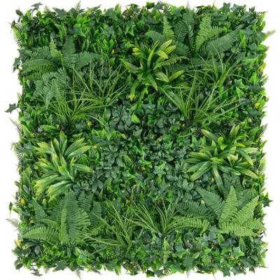 Obrázek produktu pro Umělý živý plot HZ10250, 4 panely, 50 x 50 cm, zelený