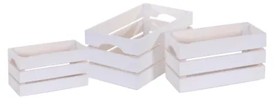 Immagine prodotto di Set 3 Cassetta Legno 28 cm