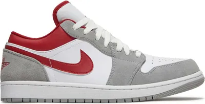 Immagine prodotto di Air Jordan 1 Low SE Grigio fumo chiaro Gym Red - EU: 40