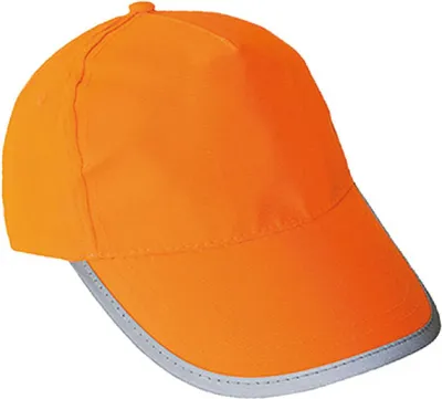 Immagine prodotto di Korntex KXCAP | Berretto riflettente per bambini / Berretto Hi-Viz Fluo - Colore: Arancione - Taglia: Unica
