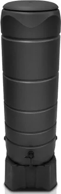 Productafbeelding van Regenton - Wateropslagvat - Tuin bewateren - Inclusief standaard - 110 liter - Antraciet