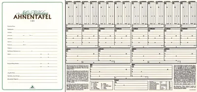Produktbild von RNK Ahnentafel 1-31 A3/A4 4002871280099