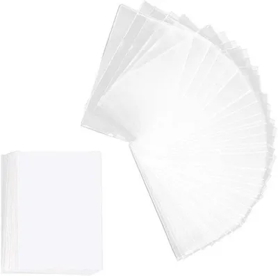 Image de Pochettes transparentes pour cartes 66 x 91 mm, lot de 100