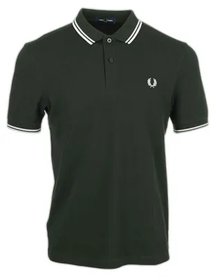 Produktbild von Fred Perry Polo grün einfarbig Baumwolle