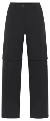 Image de Pantalon de randonnée Jack Wolfskin Pico Trail, modèle amovible, couleur noire, taille 36, coupe standard, pour femme