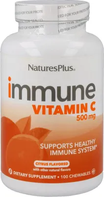 Produktbild von Natures Plus Immune Vitamin C - 100 Lutschtabletten