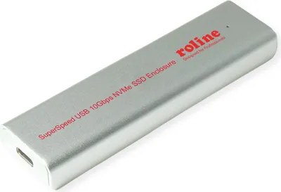 Zdjęcie produktu dla ROLINE 16.01.4148, Obudowa SSD, M.2, 10 Gbit/s, Połączenie USB, Srebrny