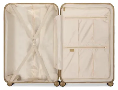 Produktbild von Koffer Groß 76 cm - Hartschalen Reisekoffer mit Rollen - TSA-Schloss - 94 L - Fusion White Sawn