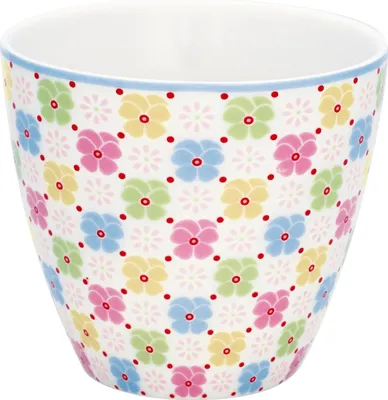 Produktbild von Greengate Edie Latte Cup white 0,35 l