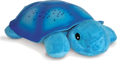 Produktbild von Nachtlicht Twilight Turtle Blau mit Sternenprojektion, 7 Sternbildern, 3 Farben & Abschaltautomatik