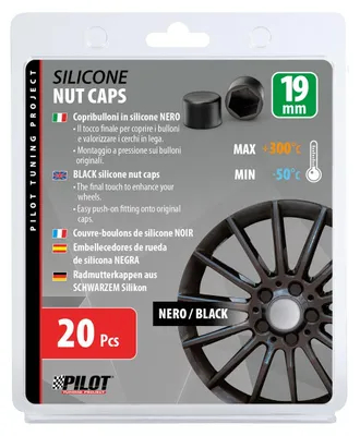 Produktbild von PILOT Ventilkappen 02245 19mm Silikon