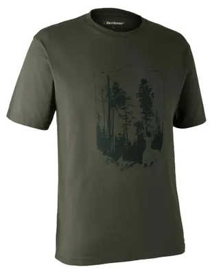Zdjęcie produktu dla T-SHIRT DEERHUNTER 8384 - Zielona Kora -S