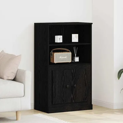 Produktbild von vidaXL Highboard Schwarz Eichen-Optik 60 x 35.5 x 103.5 cm