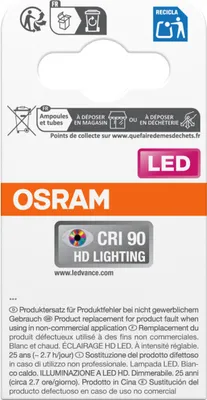 Produktbild von OSRAM - LED LAMPE Superstar MR16 (35) - 5W -36° - 12V -GU5.3 / 927 - 4099854457012