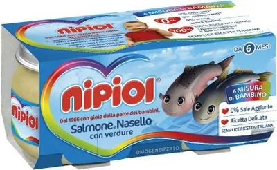 Produktbild von Omog Nipiol Salm/Nass/Grün 2x80g
