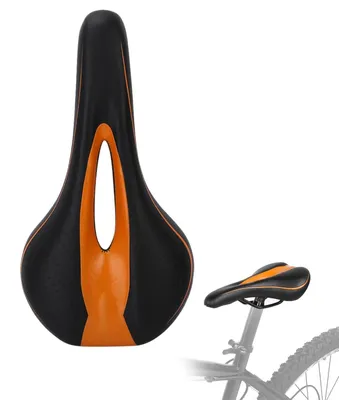 Produktbild von Mountainbike-Sattel mit wasserdichter, hohler Polsterung – ein bequemes Fahrradzubehör