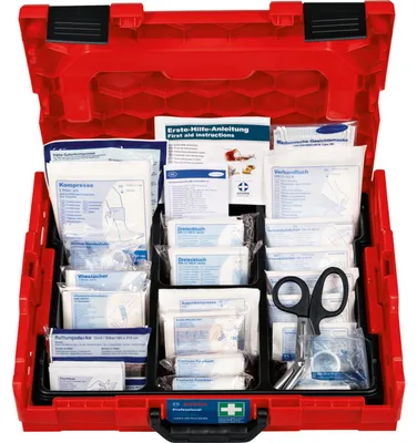Obrázok produktu pre Bosch 1.600.A02.X2R, Priemyselná lekárnička, Červená, Plast, Zacvakovacia pracka, 357 mm, 442 mm
