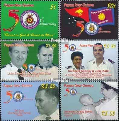 Produktbild von Briefmarken Papua-Neuguinea 2006 Mi 1190-1195 postfrisch Heilsarmee