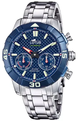 Obrázek produktu pro Pánské hodinky Lotus Classic Sport Elegantní náramkové hodinky z nerezové oceli stříbrné UL18810/3