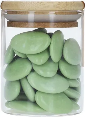 Produktbild von agilus dragees Chocomandis grün im Glas 160g