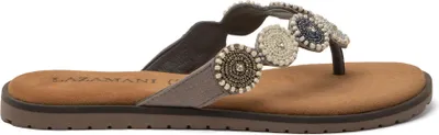 Produktbild von Lazamani Damen Pantolette Mey grau