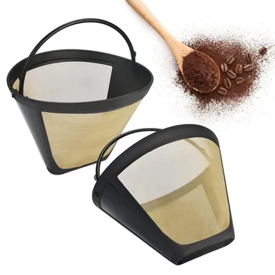 Produktbild von Omgoods – Wiederverwendbare Kaffee Filter aus Edelstahl für 6-8 Tassen