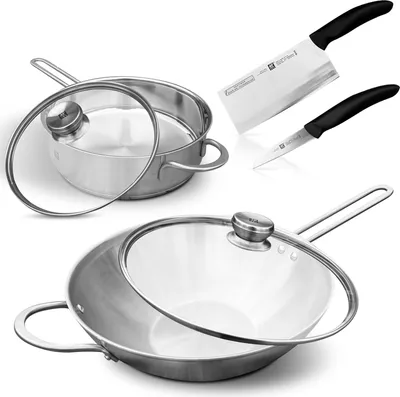 Produktbild von Zwilling TwinNova3 Koch- & Messerset 6-tlg. Edelstahl