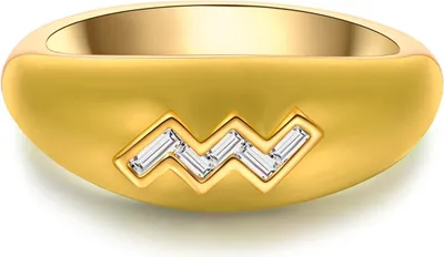 Produktbild von Glanzstücke München Ring Sternzeichen Wassermann Sterling Silber Zirkonia 50084137 48