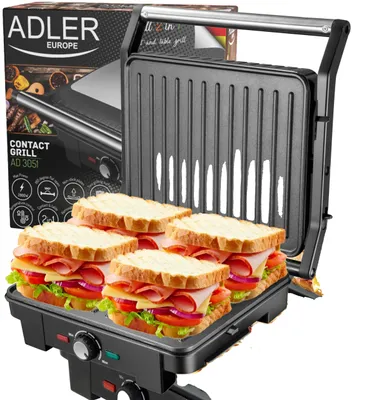 Obrázok produktu pre Elektrický gril, nepriľnavý povrch, nastaviteľný uhol,  EÚ