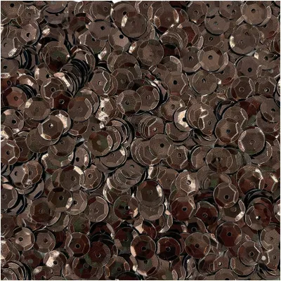 Produktbild von LOVEART SEQUINS für Handwerk Runde Lose metallic Pailletten 9mm/15g, braun