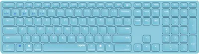Immagine prodotto di Rapoo E9800M Tastatur RF Wireless + Bluetooth QWERTZ Deutsch Blau (00220286)