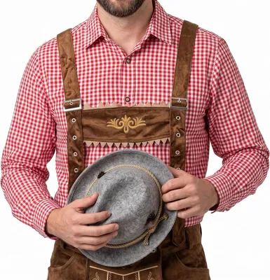 Imagen del producto de Suspensorios para traje de hombre, de cuero, talla única, para