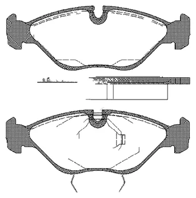 Produktbild von Bremsbelagsatz Scheiben 19,5 mm TRISCAN IAM-Expertise für u.a. SAAB 9000