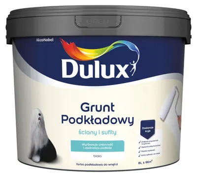 Produktbild von Deckende Grundierung für Wände und Decken, Weiß Matt, 8L, hohe Haftung