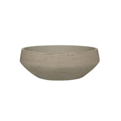 Produktbild von Pottery pots Schale-Übertopf Madu Grau gewaschen-Grau-Beige D 45 cm H 16 cm