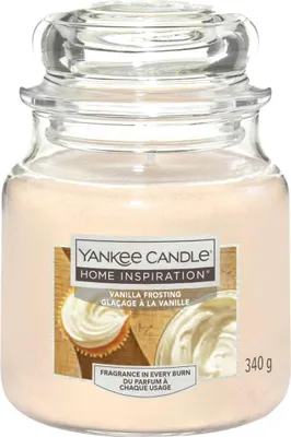 Yankee Candle Vanilla Frosting warmer süßen Duftkerze im Glas 340g
