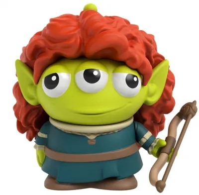 Image de DISNEY PIXAR Alien Incognito Merida - GMJ32 - Figurine à collectionner - 3 ans et +