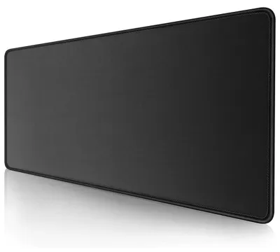 Produktbild von Große, schwarze Mauspad aus Gummi – rutschfeste Unterlage für den Schreibtisch, 700 x 300 mm