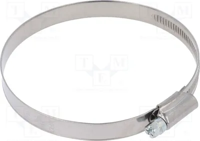 Imagen del producto de 1 abrazadera para manguera: rango de sujeción 80÷100 mm, ancho 12 mm, acero inoxidable AISI 430, modelo DD2080. Abrazaderas para mangueras