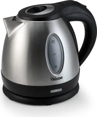 Zdjęcie produktu dla Tristar WK-1323, 1,2 l, 1500 W, Stal nierdzewna, Stal nierdzewna, Wskaźnik poziomu wody, Zabezpieczenie przed przegrzaniem