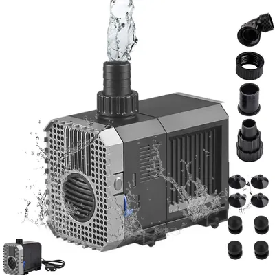 Produktbild von Tauchpumpe, 1500 l/h, 25 W, Wasserpumpe für Teich und Aquarium