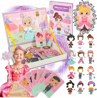 Produktbild von DYMEXSHOP | Magnetische Puzzle - Puppen - 51 Teile - Kreativspielzeug - Fördert Fantasie und Geschicklichkeit