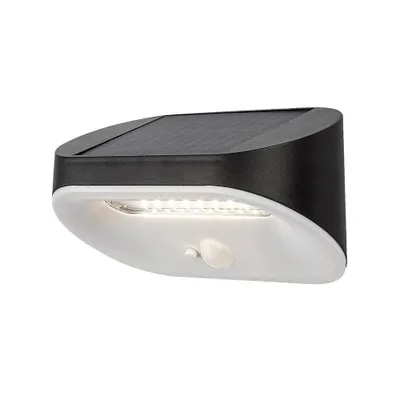 Produktbild von Rabalux 77006 Solarleuchte Brezno, 3,2W, 4000K, 145lm, schwarz-weiß, neutralweiß, 16cm