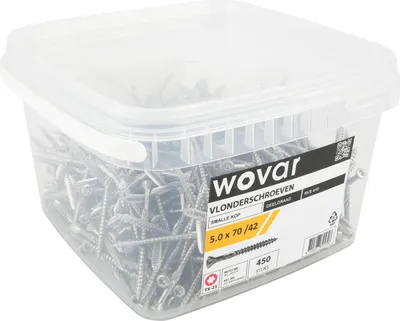 Produktbild von Vorteilseimer Terrassenschrauben Edelstahl 410 5,0 x 70 mm Torx 25 Teilgewinde - 450 Stück