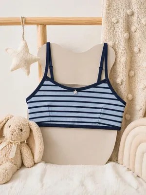 Produktbild von 161353 Schiesser Mädchen Unterhemd Bustier XS (140) – Bequemes Baumwoll-Bra Top