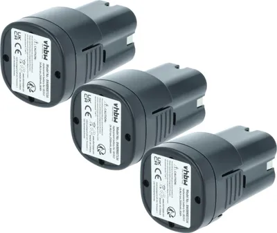 Produktbild von vhbw 3x Akku kompatibel mit Kerbl 181891, PowerCut, FarmClipper 2, 181881 Schermaschine (2500 mAh, 14,4 V, Li-Ion)