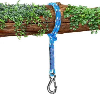 Imagen del producto de Soporte ajustable para columpios, de 150 cm, con mosquetón, para árboles y hamacas